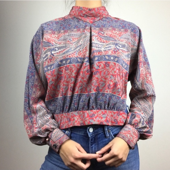 VINTAGE beautiful blouse - Picture 4 of 7